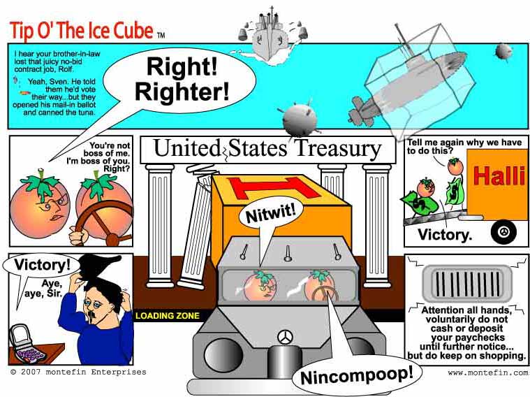 Political Cartoon: Victory At Every Cost