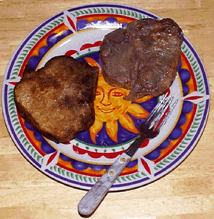montefin's Almond, Thyme & Ginger Pork Chops