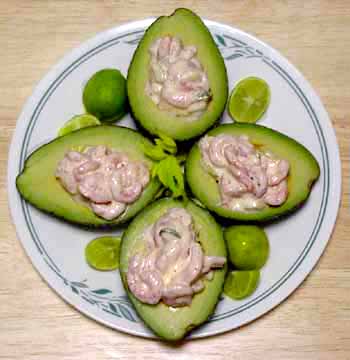 montefin's Avocado Shrimp Salad Cups