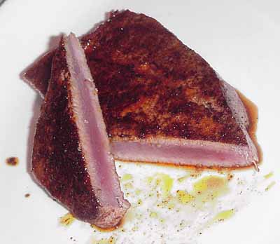 montefin's Blackened Ahi Tuna Steaks Chipotle