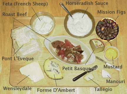 montefin's European Cheese Dessert Board