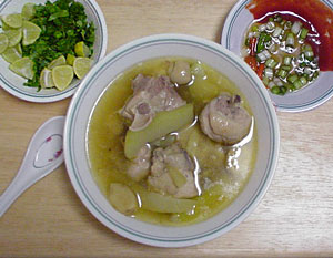 montefin's Filipino Pinoy Chicken Tinola.