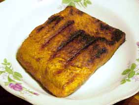 montefin's Grilled Turmeric Crusted Salmon