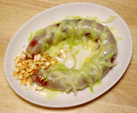montefin's Microwave Kielbasa Polish Sausage