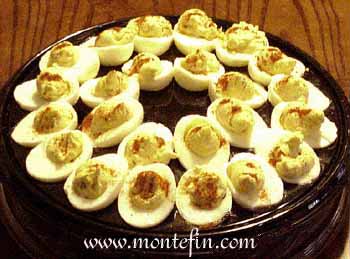 montefin's Deviled Eggs Appetizers